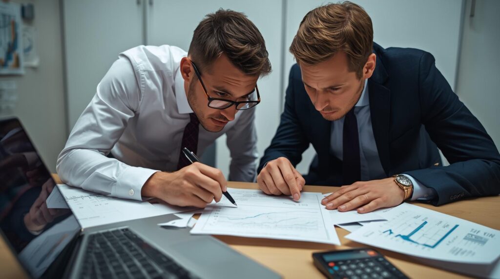 Business buyer consulting with a professional advisor before making a final business purchase decision - Ellis & Ellis Business Transfer Agents